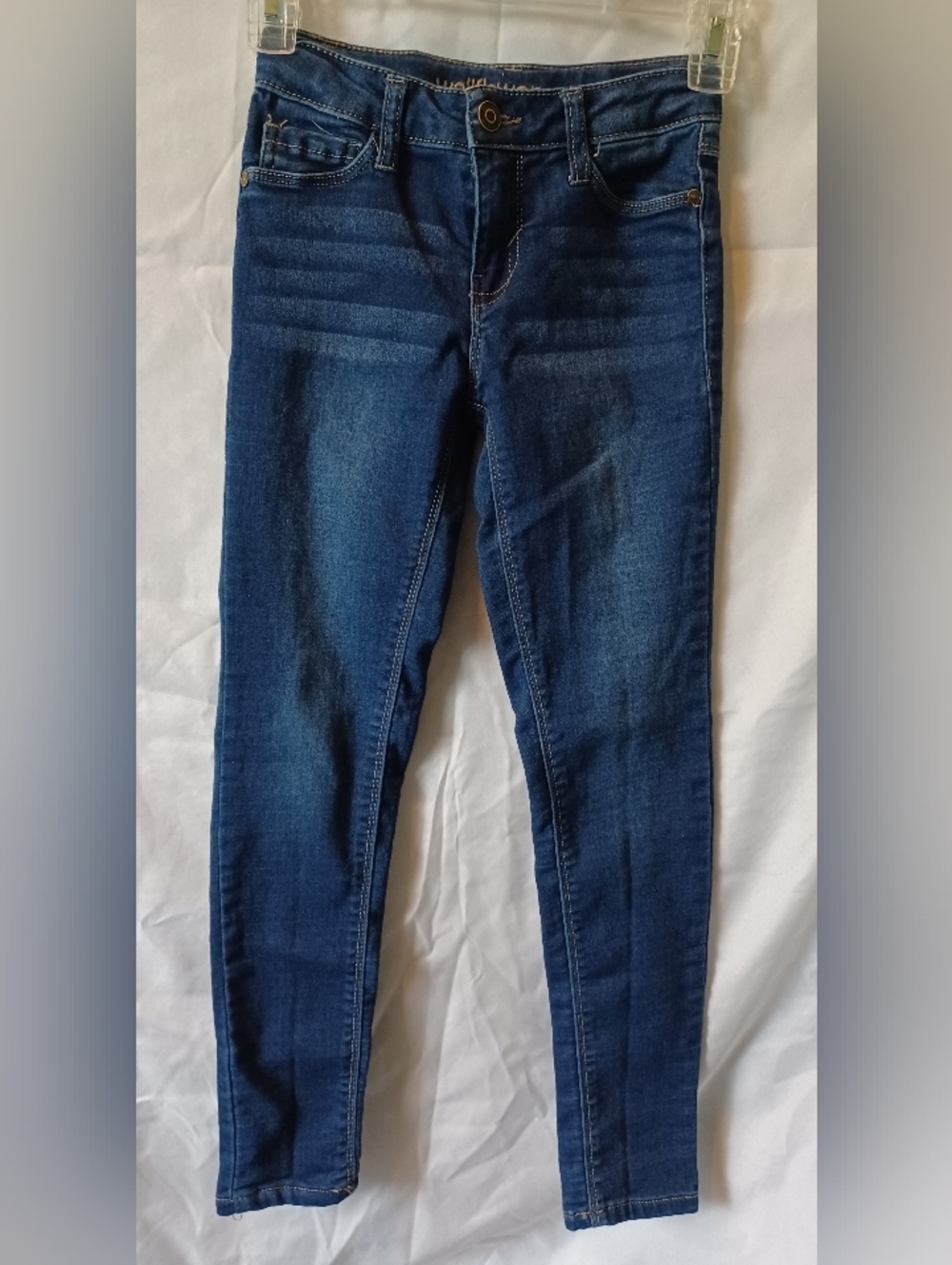 Wallflower Girls Dark Blue Fade Skinny Denim Jeans